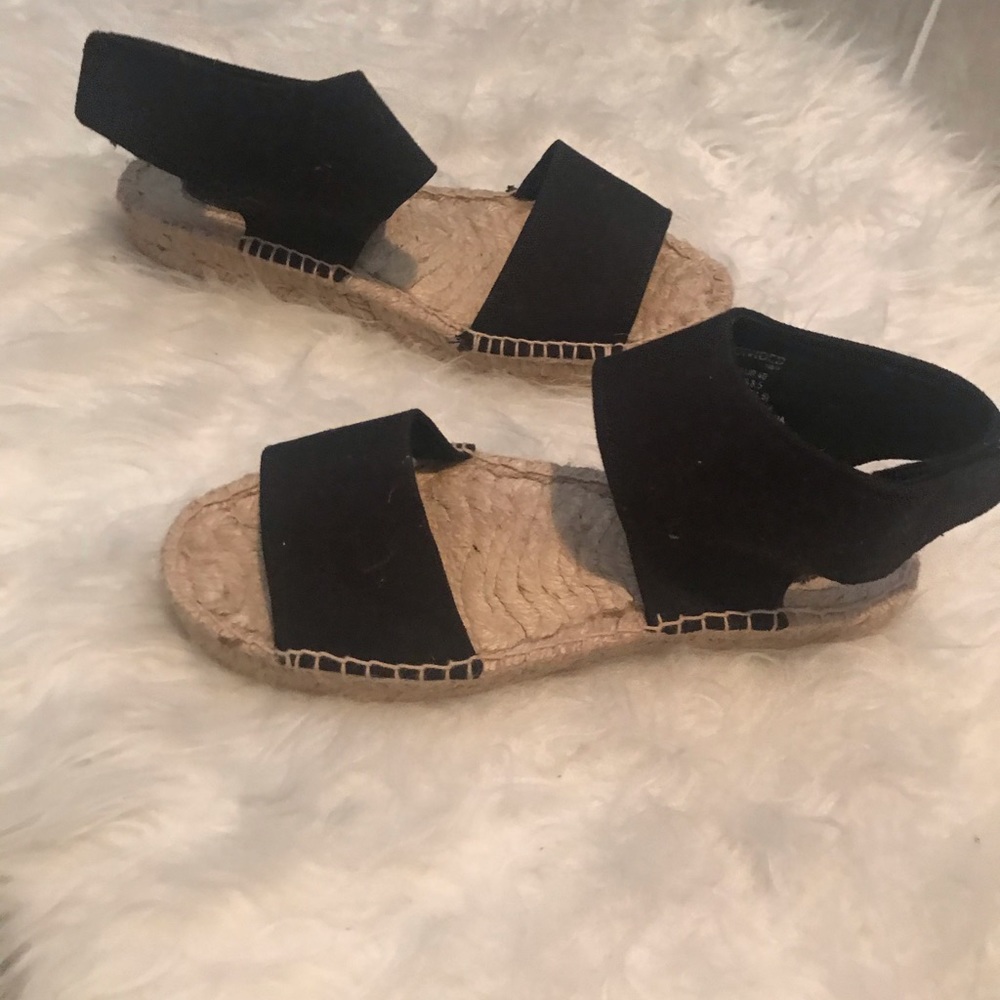 Black Espadrilles - Size 10/40